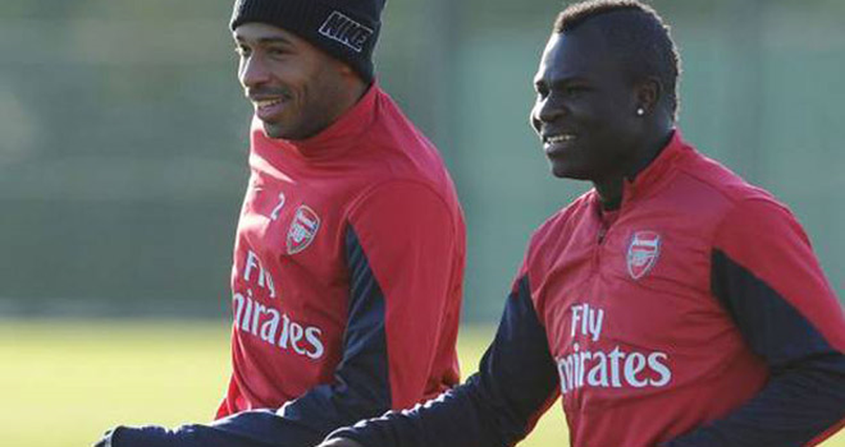 Henry Yine Arsenal İdmanında