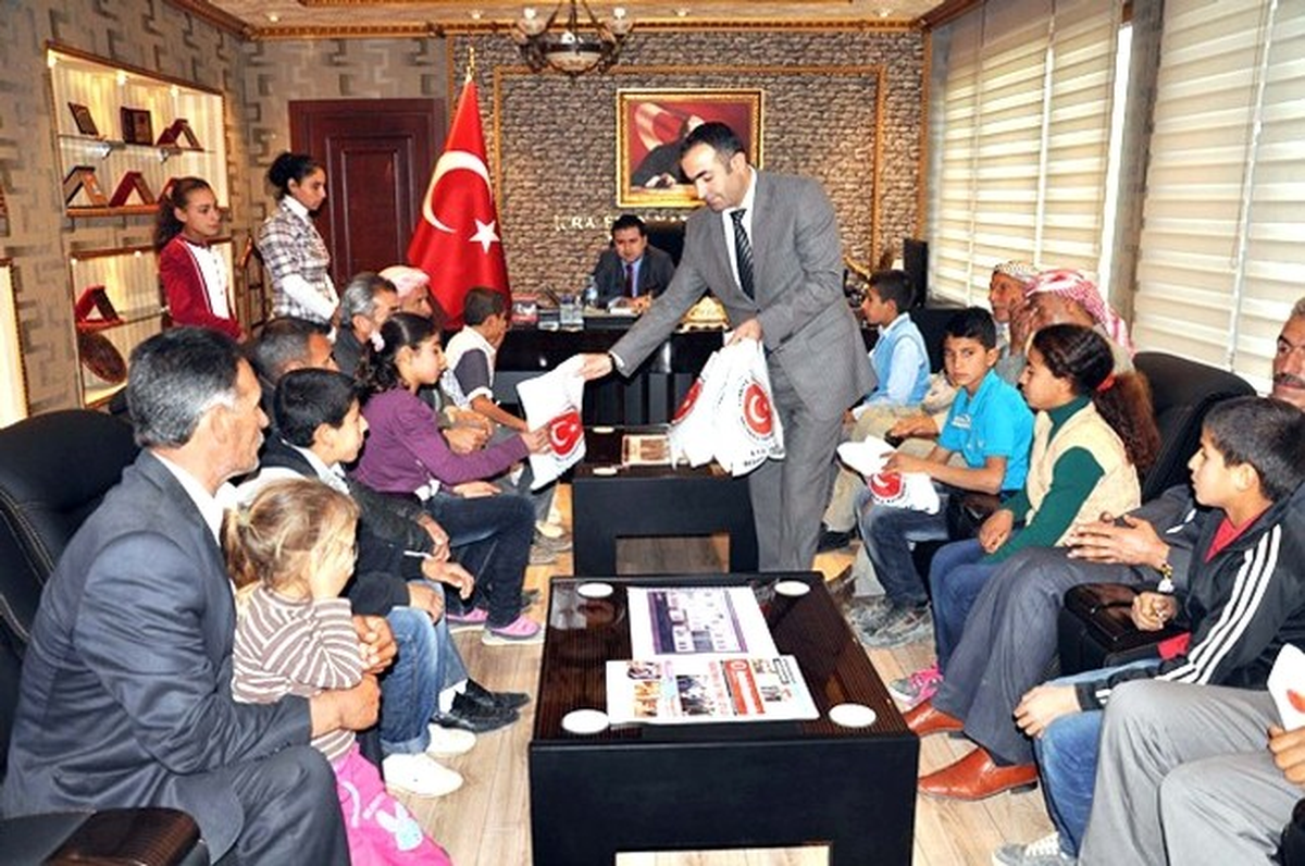 Öğrencilerden Kaymakama Ziyaret