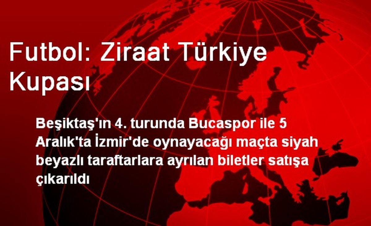 Futbol: Ziraat Türkiye Kupası
