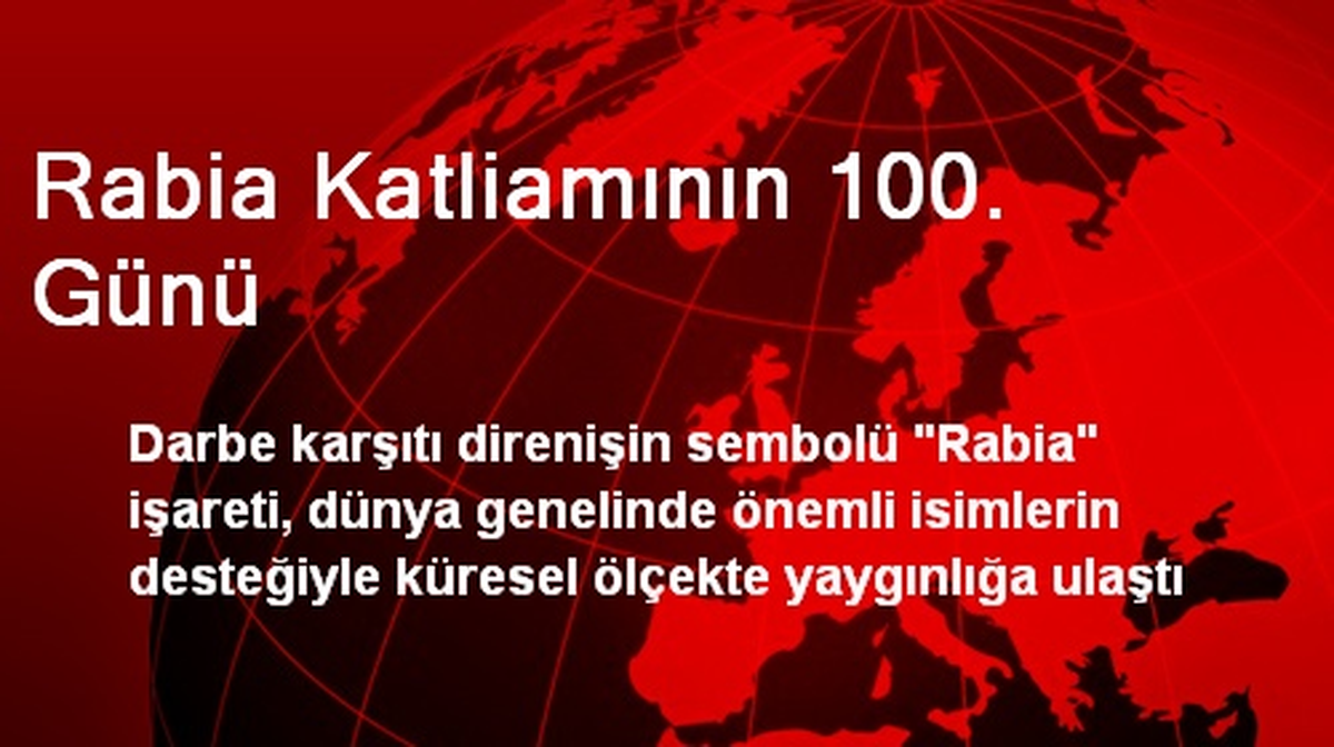 Rabia İşareti Küresel Ölçekte Yaygınlığa Ulaştı