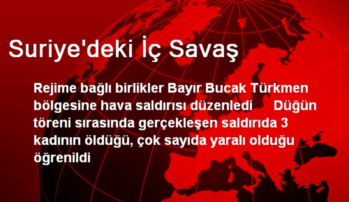 Suriye\'deki İç Savaş