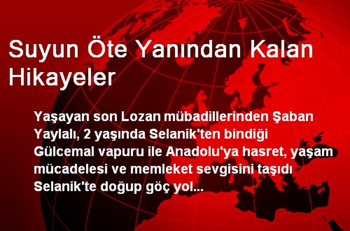 Suyun Öte Yanından Kalan Hikayeler