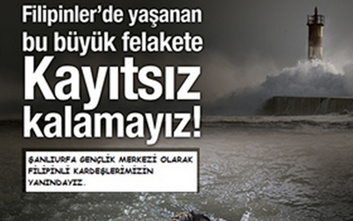 Urfalı Gençler Bu Kez Filipinliler İçin Kolları Sıvadı