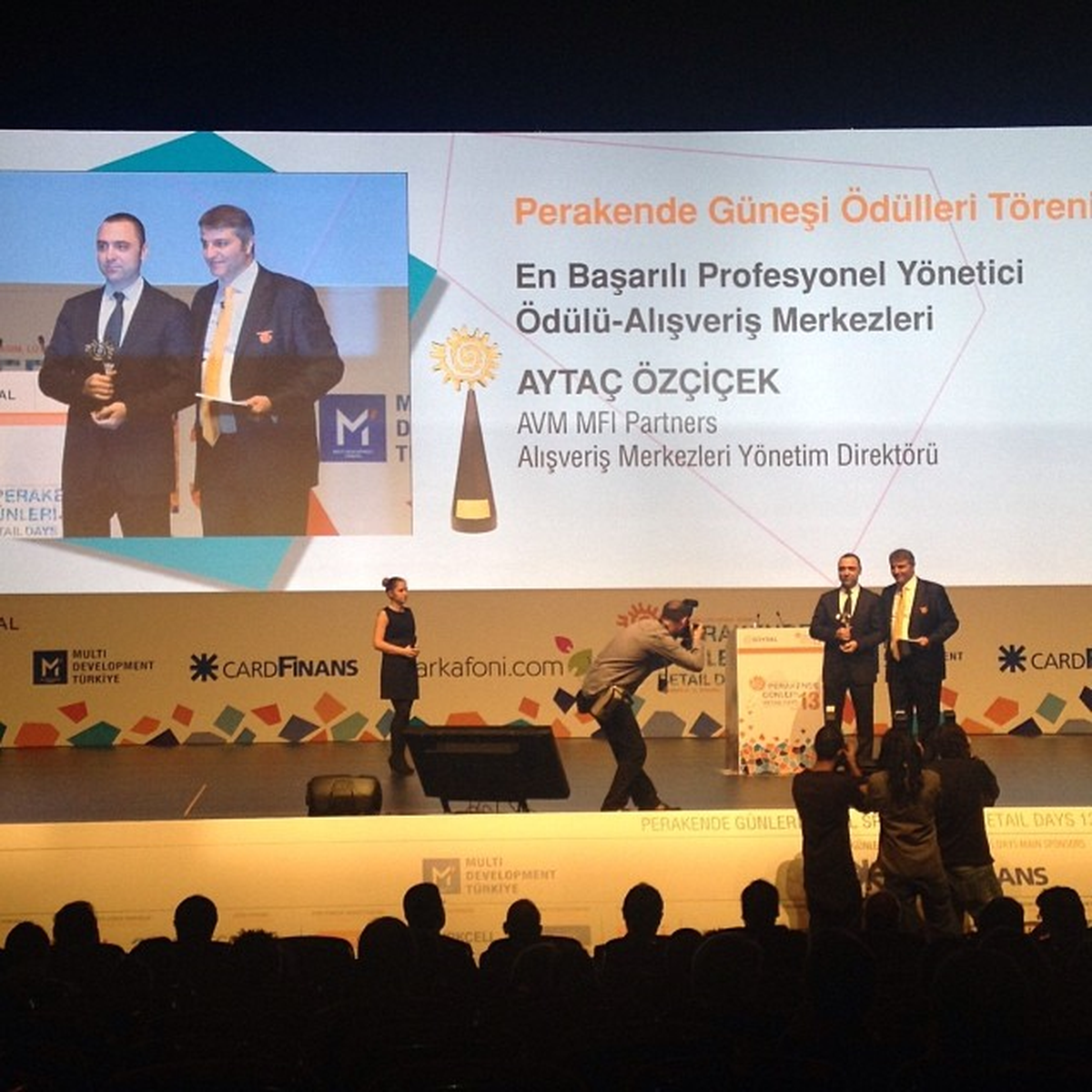 AVM MFI Partners, Perakende Güneşi Ödülünü Aldı