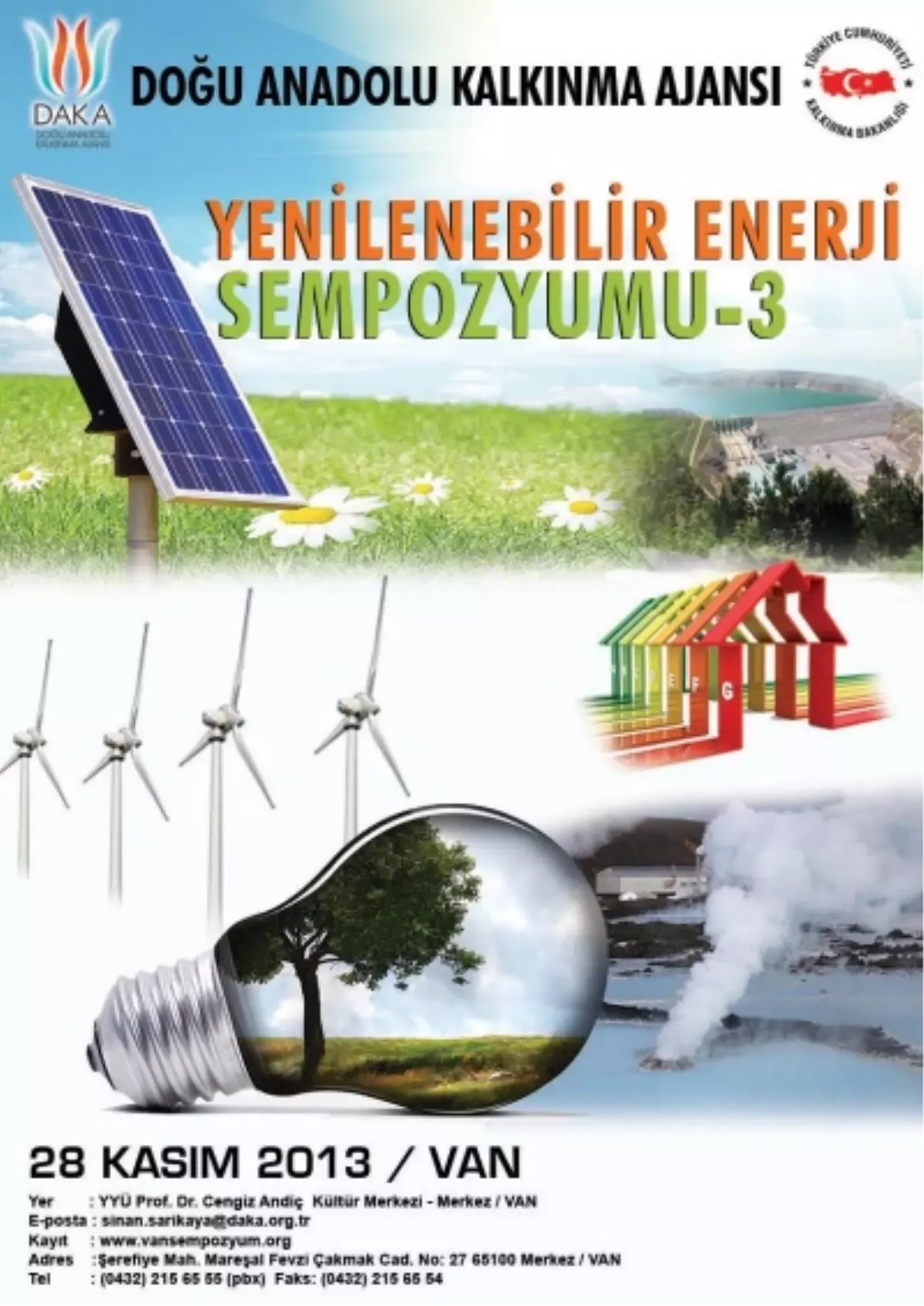 DAKA\'dan 3. Yenilenebilir Enerji Sempozyumu