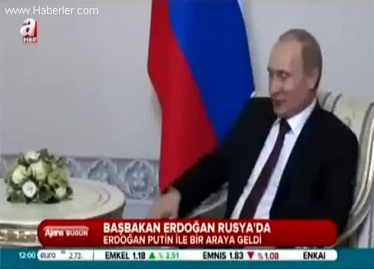 Erdoğan Putin ile Biraraya Geldi