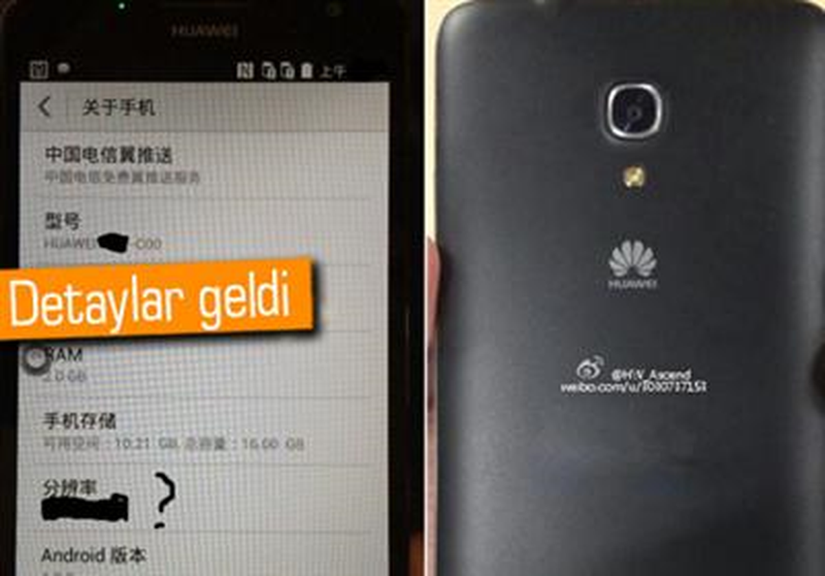 Ascend Mate 2\'nin Fotoğrafı Sızdı