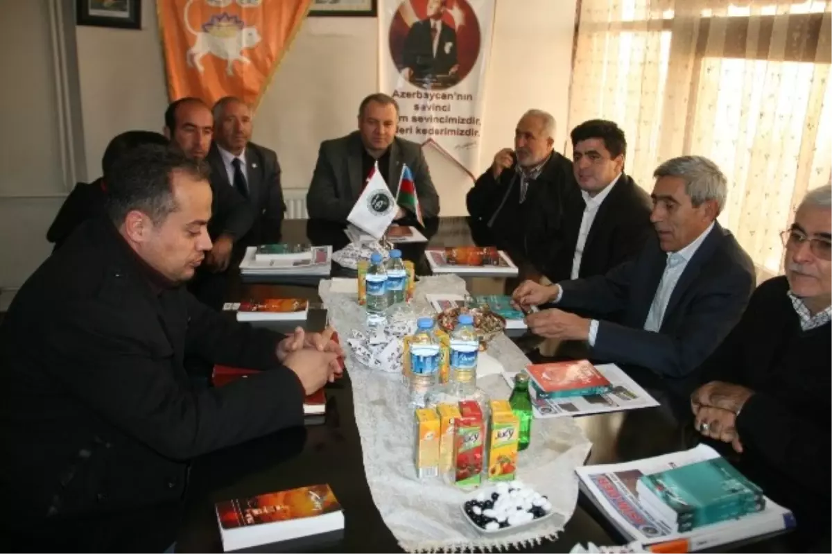 MHP Iğdır Belediye Başkan Adayı Güneş'ten Asimder'e Ziyaret