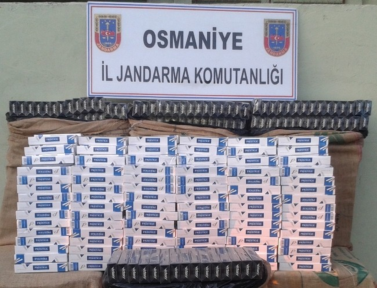 Osmaniye\'de Kaçak Sigara Operasyonu
