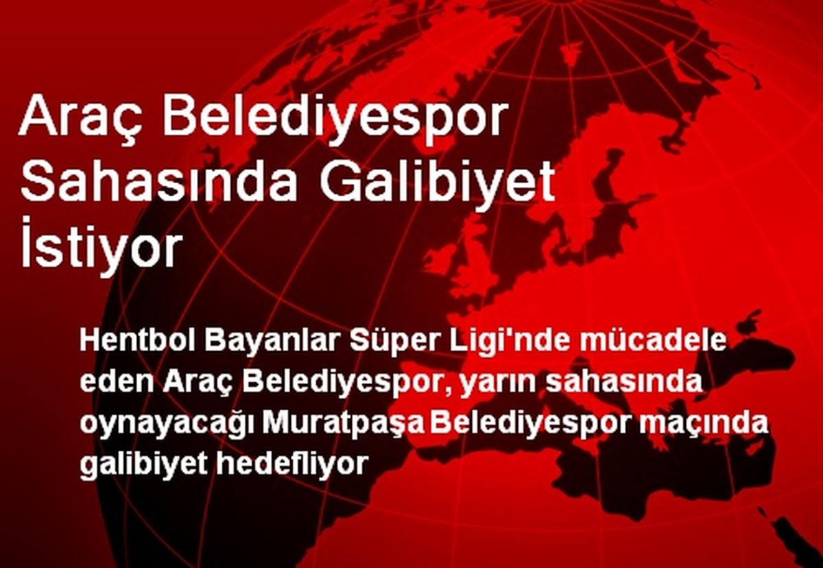 Araç Belediyespor Sahasında Galibiyet İstiyor