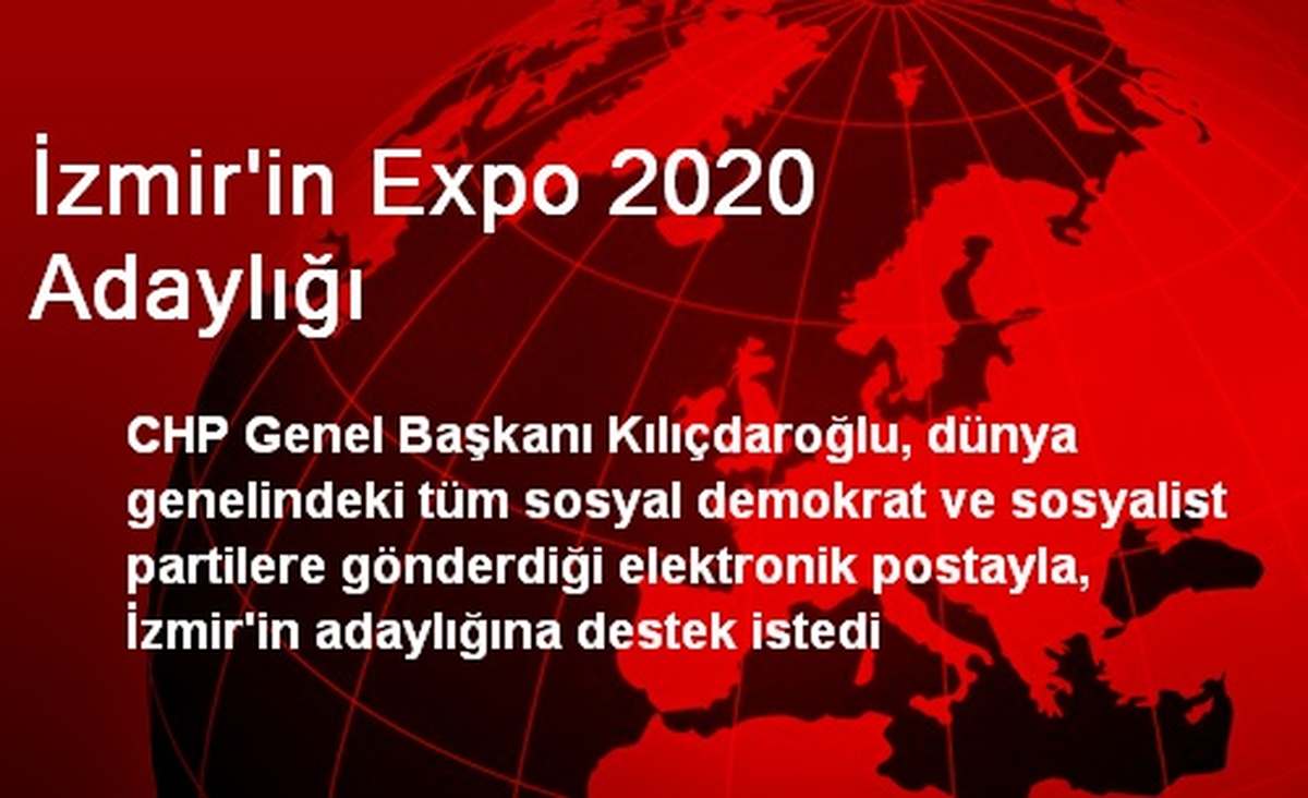 İzmir\'in EXPO 2020 Adaylığı