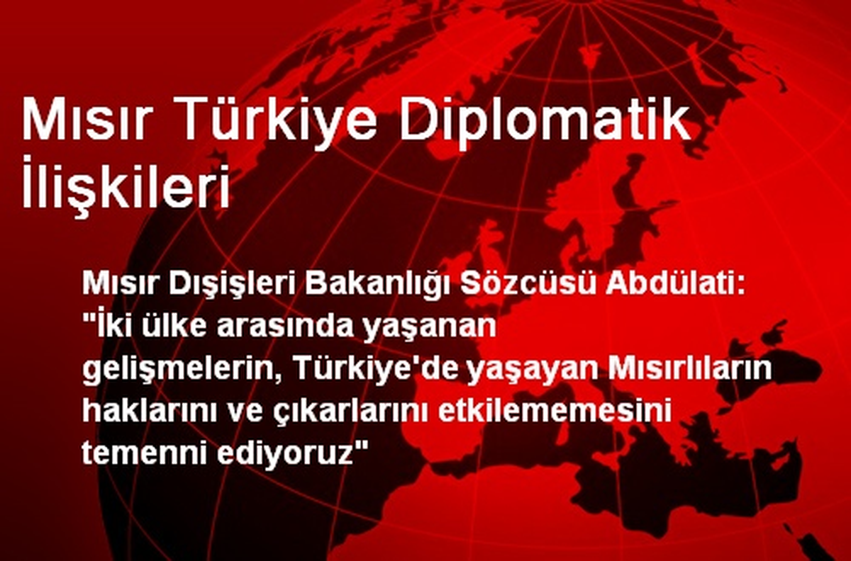 Mısır Türkiye Diplomatik İlişkileri