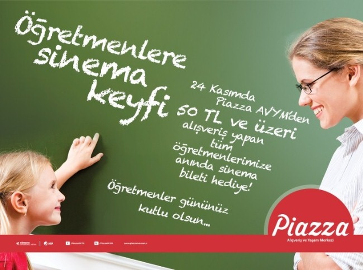 Samsun Piazza\'da Öğretmenlere Sinema Keyfi