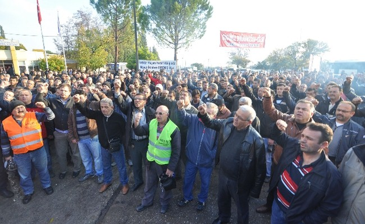 Yatağanlı Enerji ve Maden İşçilerinden Eylem