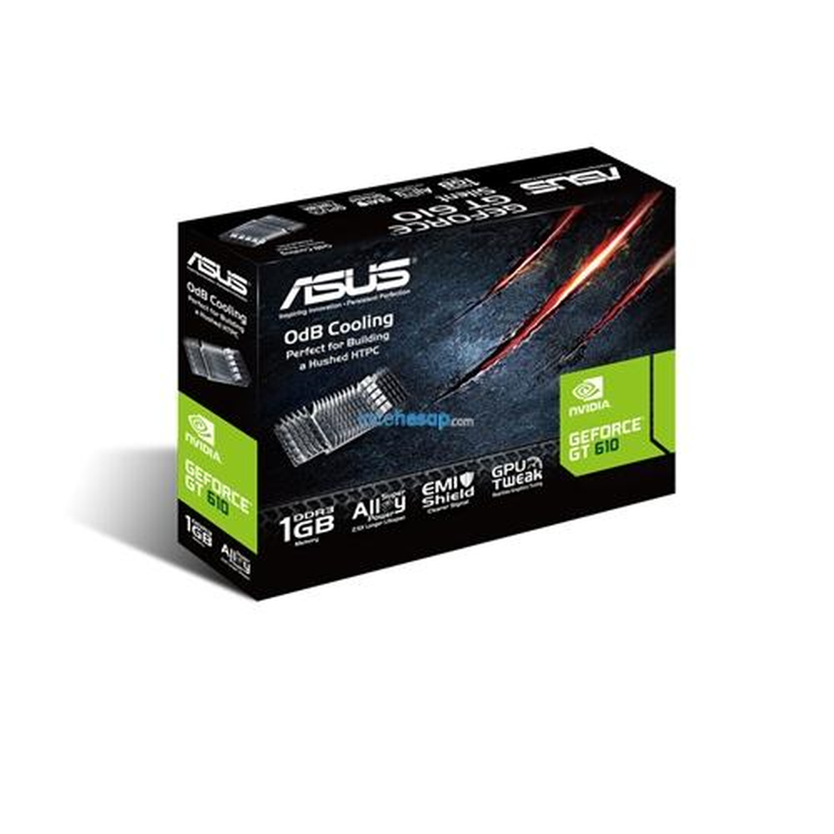 Asus Gt610 Sl 1gb 64bit Ddr3 Dvı/hdmı 16x