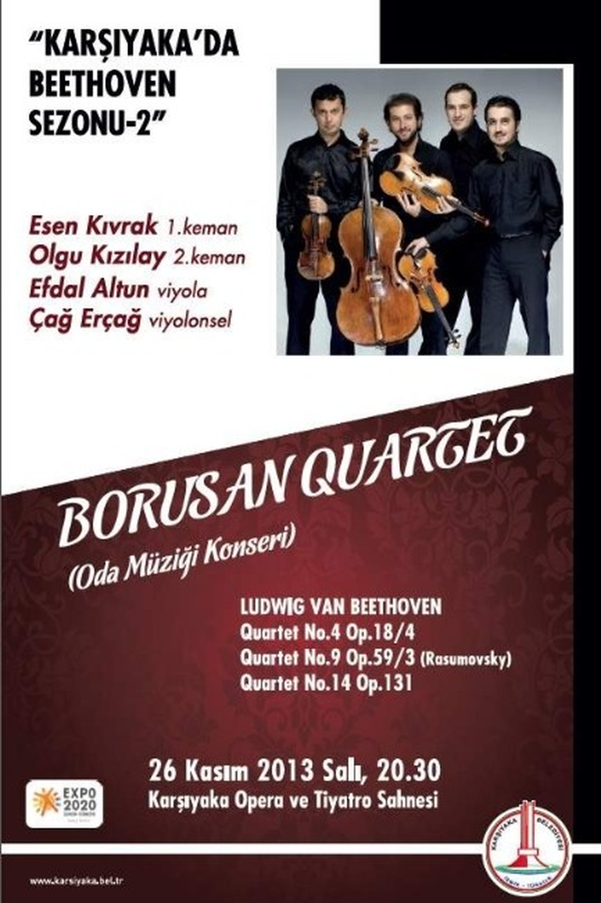 Borusan Quartet 2. Kez Karşıyaka\'da