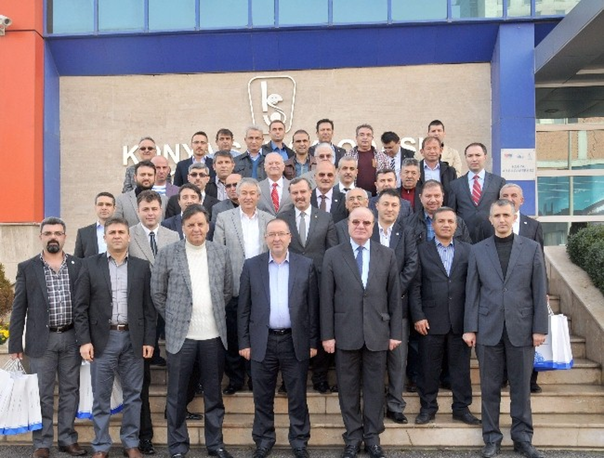 Ispartalı İş Adamları Konya Sanayi Odası\'nı Ziyaret Etti