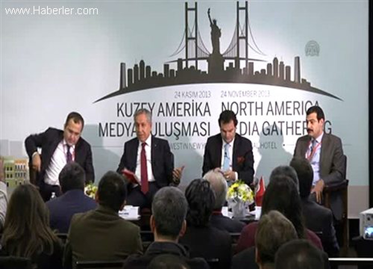 "Kuzey Amerika Medya Buluşması" (2) Arınç NEW