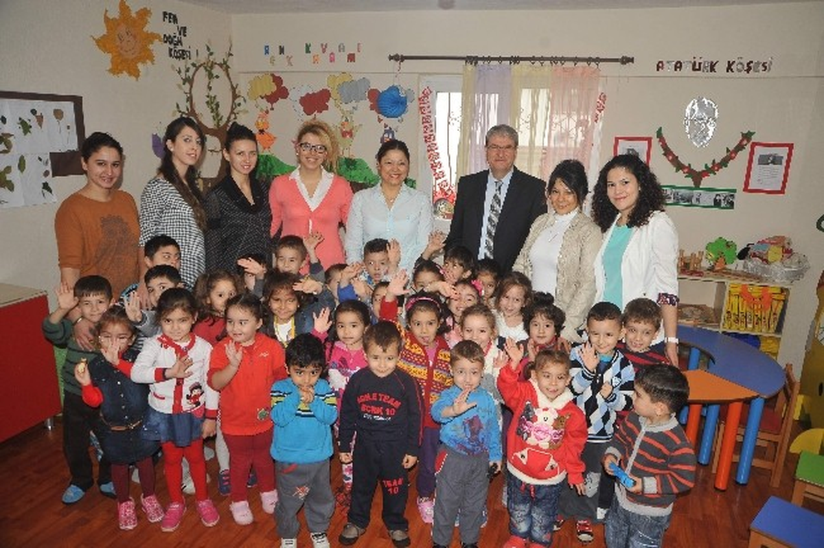 Nazilli Milli Eğitim Müdürü Ercan\'dan Anaokuluna Sürpriz Ziyaret
