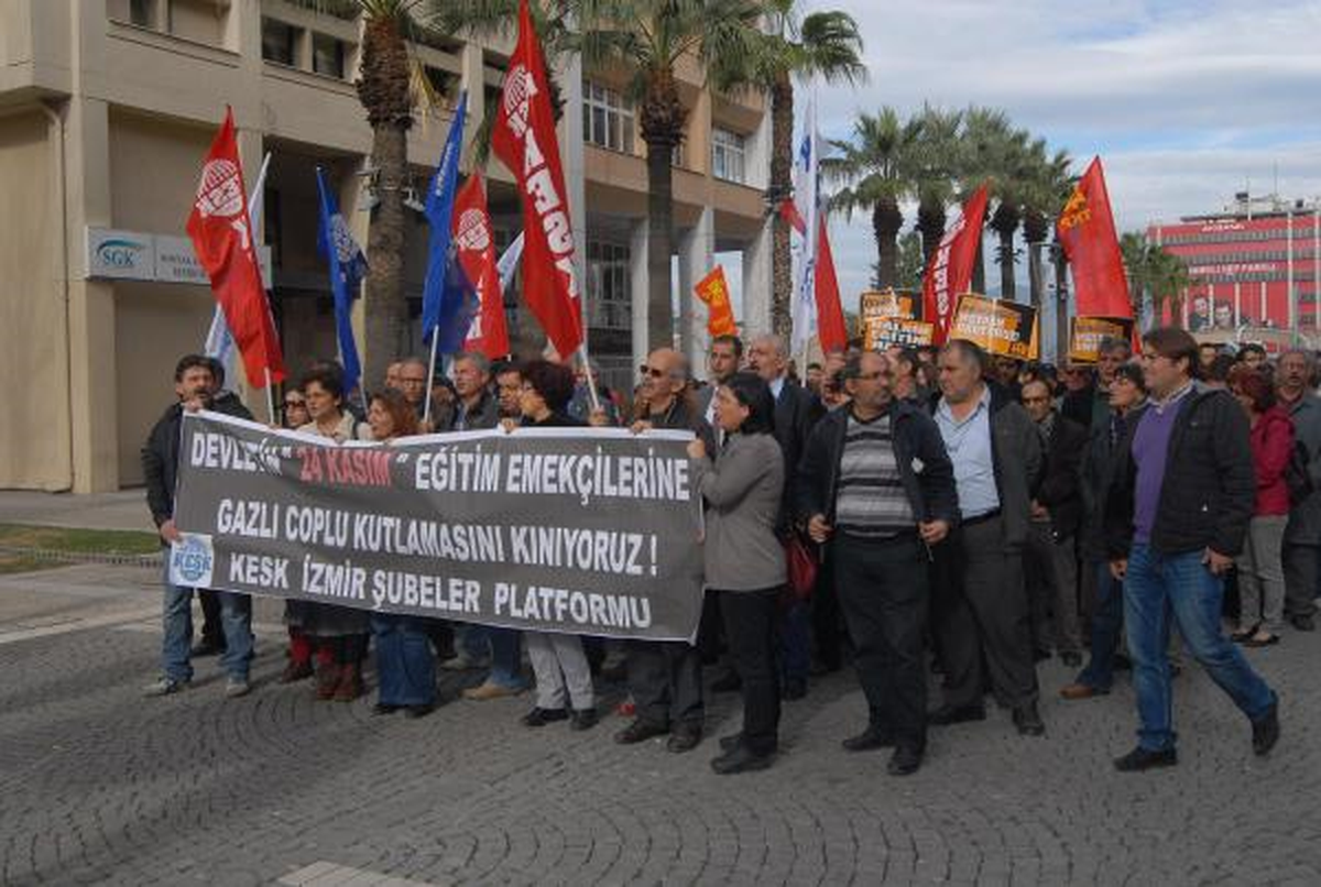 Öğretmenlere Müdahaleye Protesto