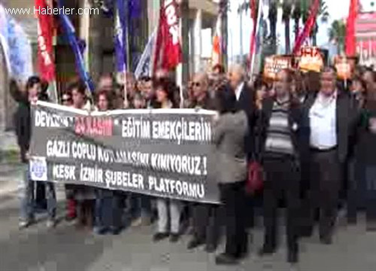 Öğretmenlere Müdahaleye Protesto