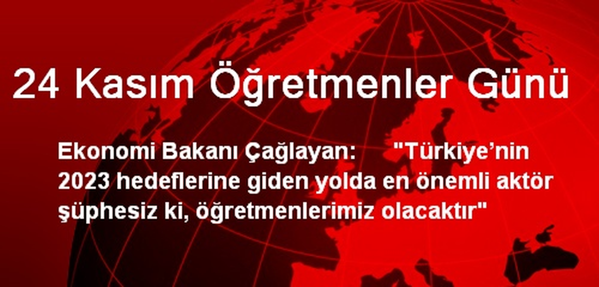 24 Kasım Öğretmenler Günü