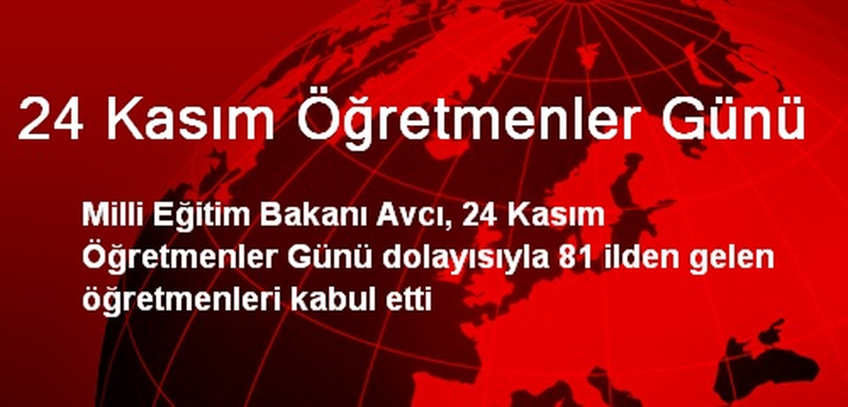 24 Kasım Öğretmenler Günü