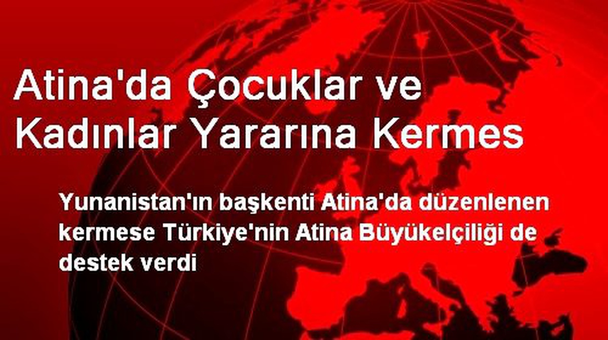 Atina\'da Çocuklar ve Kadınlar Yararına Kermes