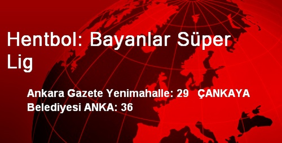 Hentbol: Bayanlar Süper Lig