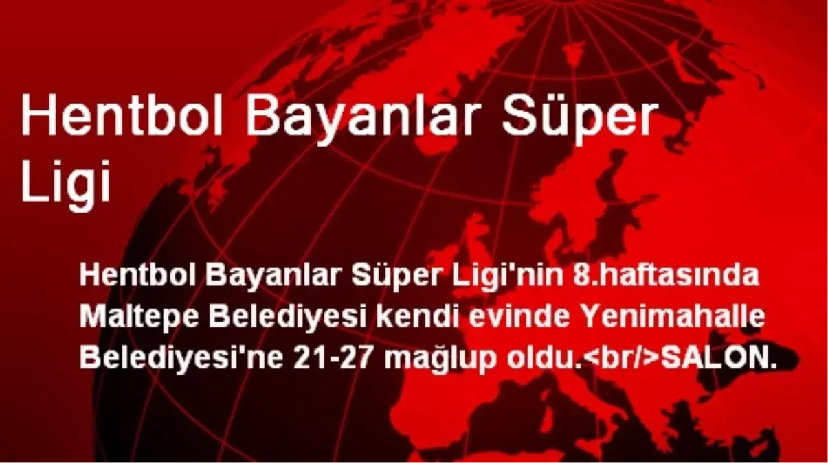 Hentbol Bayanlar Süper Ligi