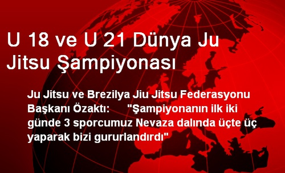 U 18 ve U 21 Dünya Ju Jitsu Şampiyonası