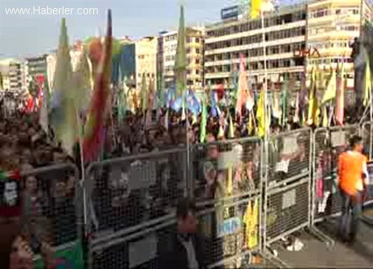 Rojava\'ya Destek Mitingi Sona Erdi