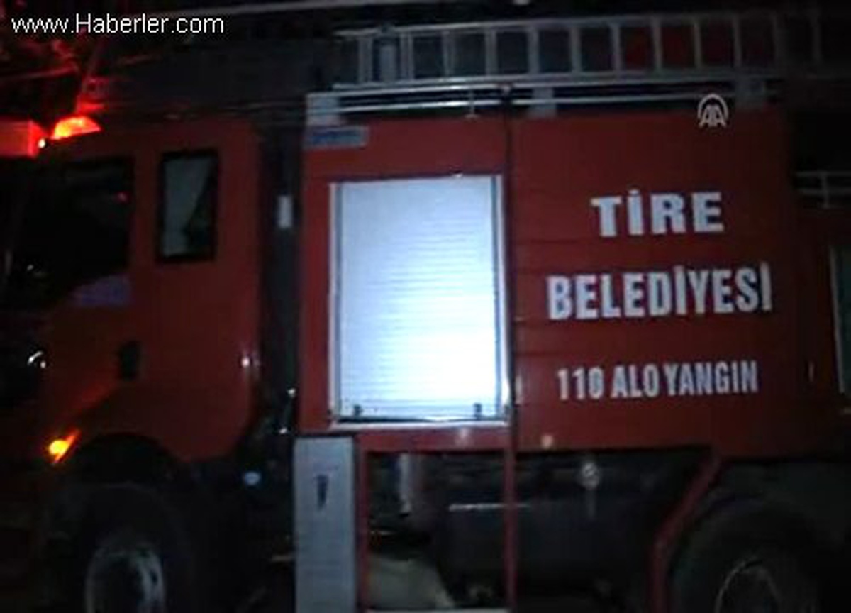 Tire Organize Sanayi Bölgesi\'ndeki yangın kontrol altına alındı