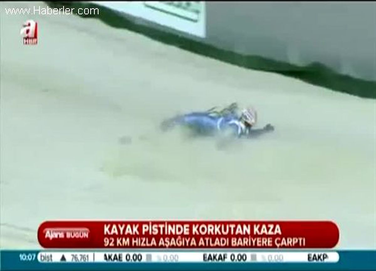 92 Km Hızla Yere Düştü
