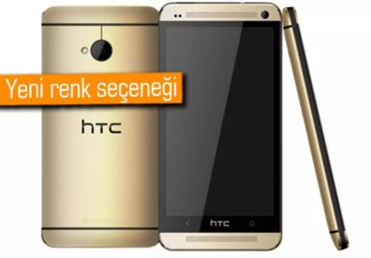 Altın Renkli Htc One Resmiyet Kazandı