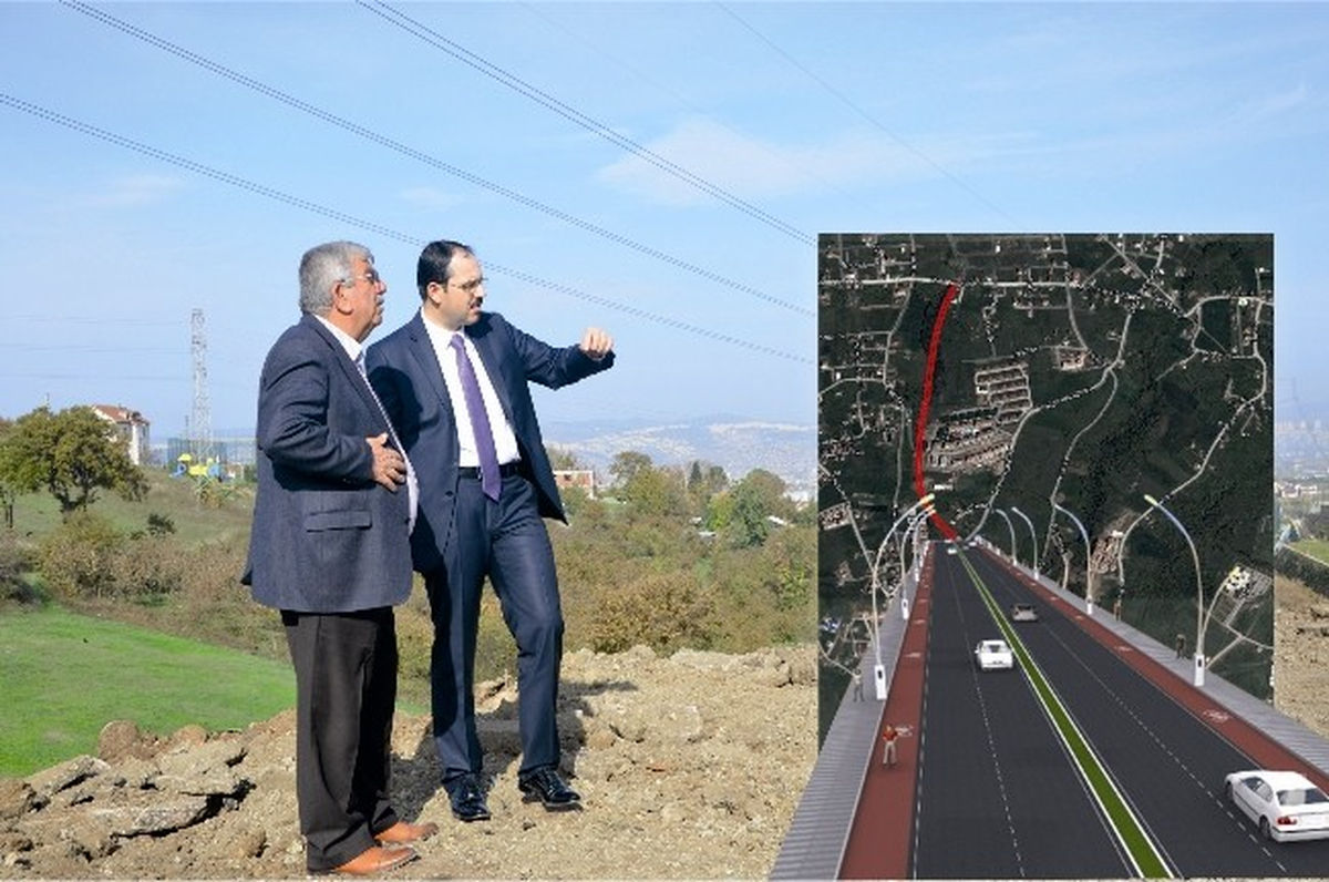 Başiskele\'de Yeni Yollar Yapılıyor
