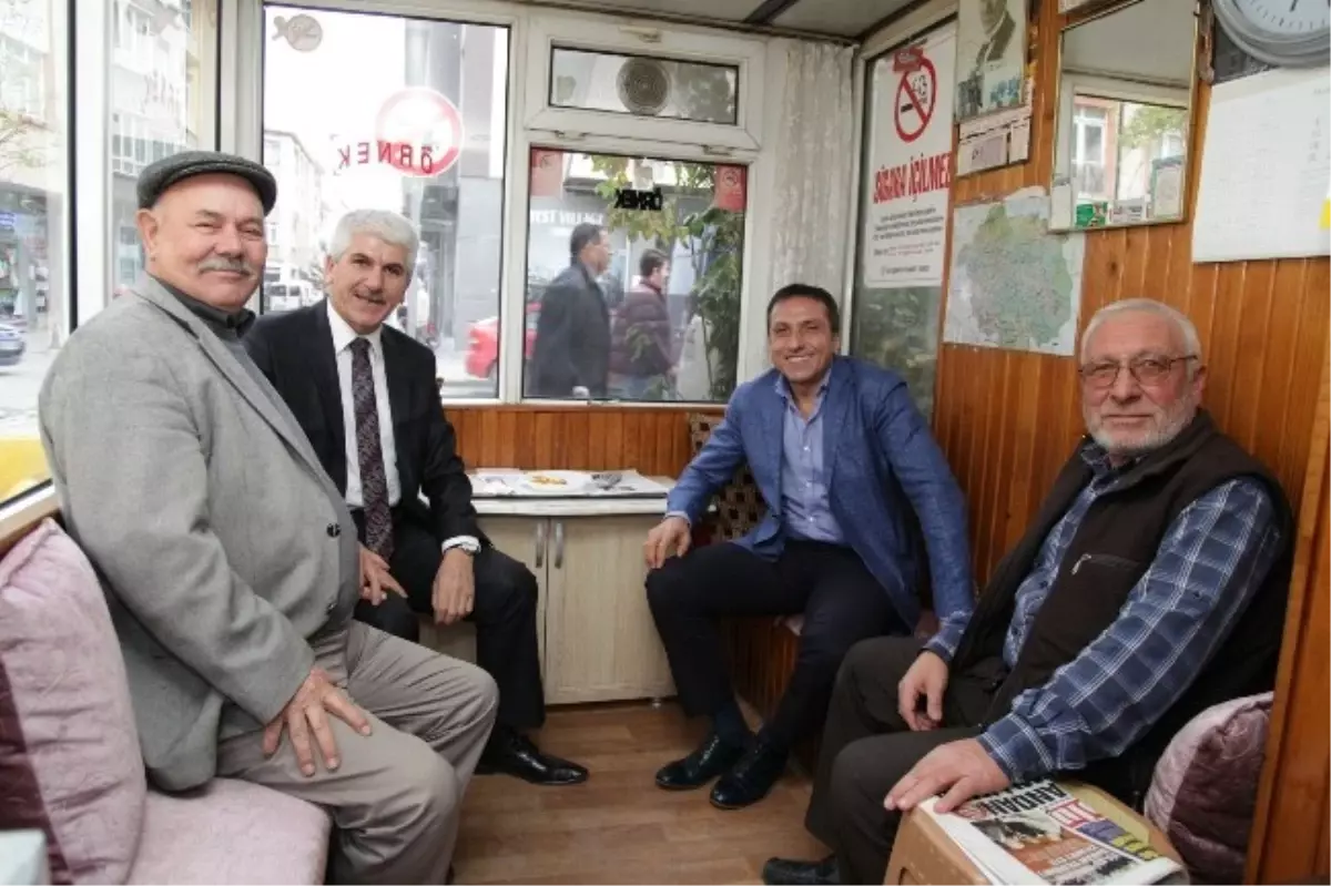 Başkan Sakallı'dan Taksici Esnafına Ziyaret