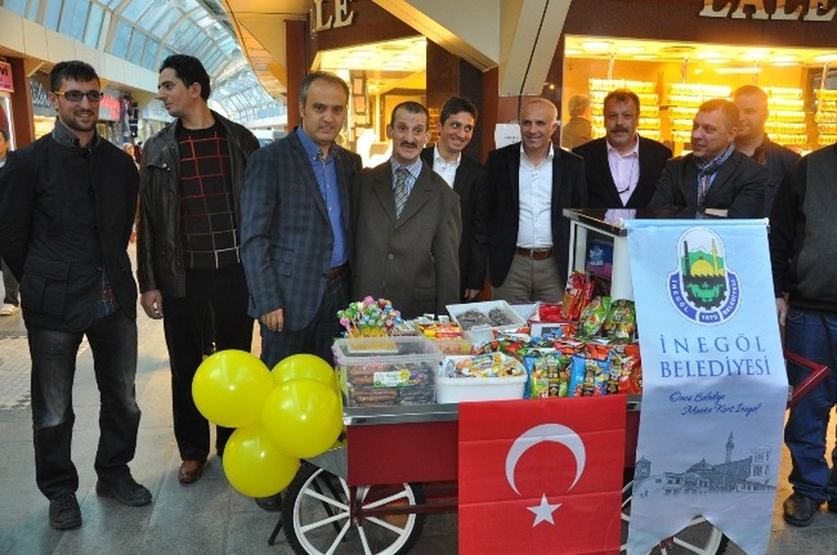 Engelliye Özel Simit Satış Aracı