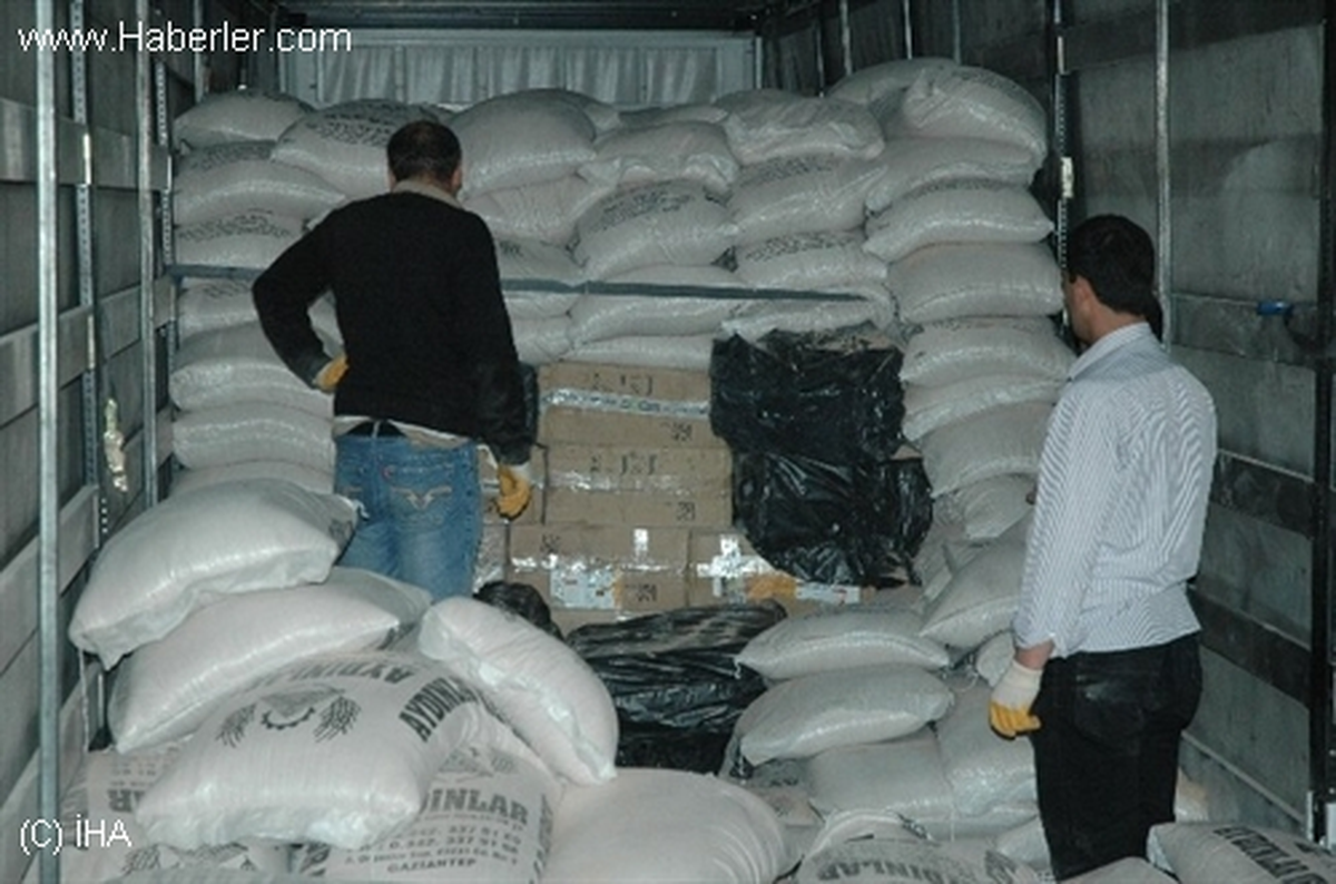 Kepek Çuvalları Arasında Sigara Kaçakçılığı