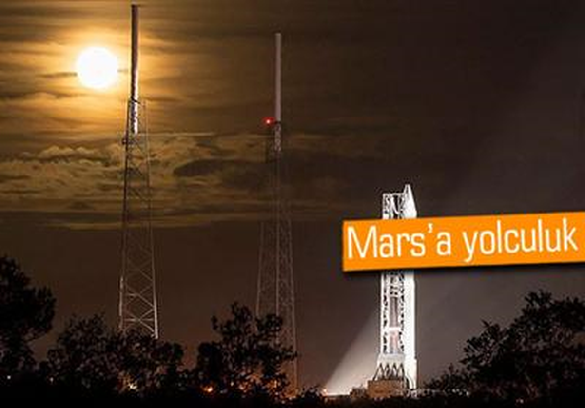 Maven Uzay Aracı Mars Yolunda