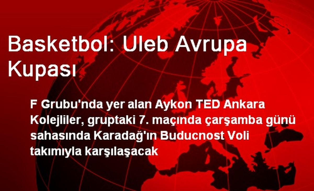 Basketbol: Uleb Avrupa Kupası