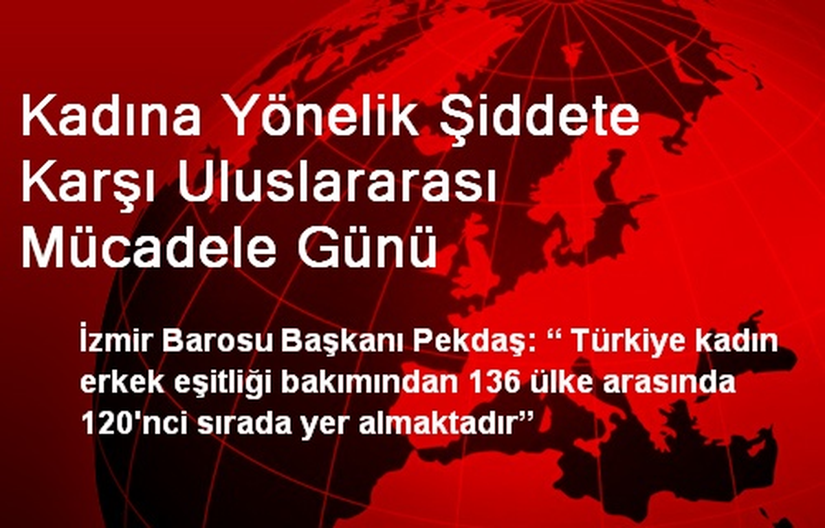 Kadına Yönelik Şiddete Karşı Uluslararası Mücadele Günü