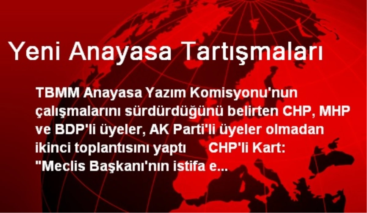 Yeni Anayasa Tartışmaları