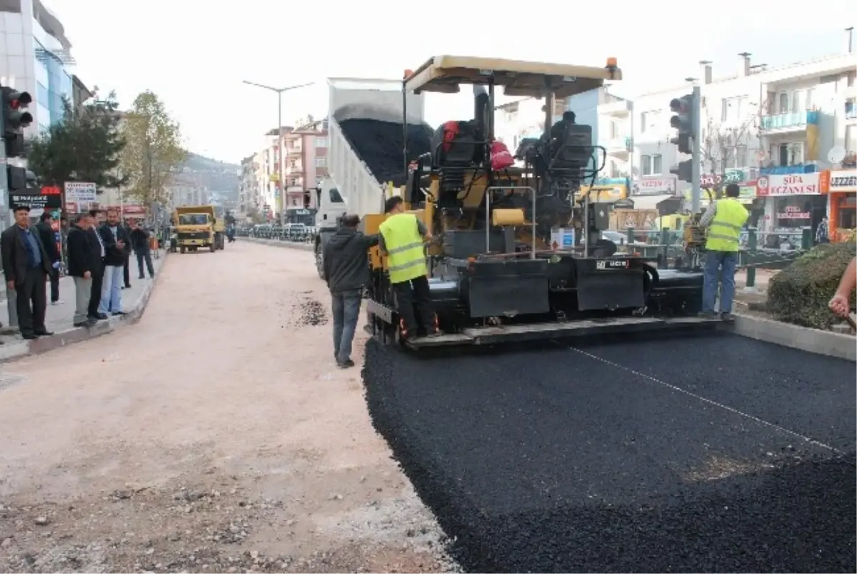 Tokat\'ta Asfalt Çalışması