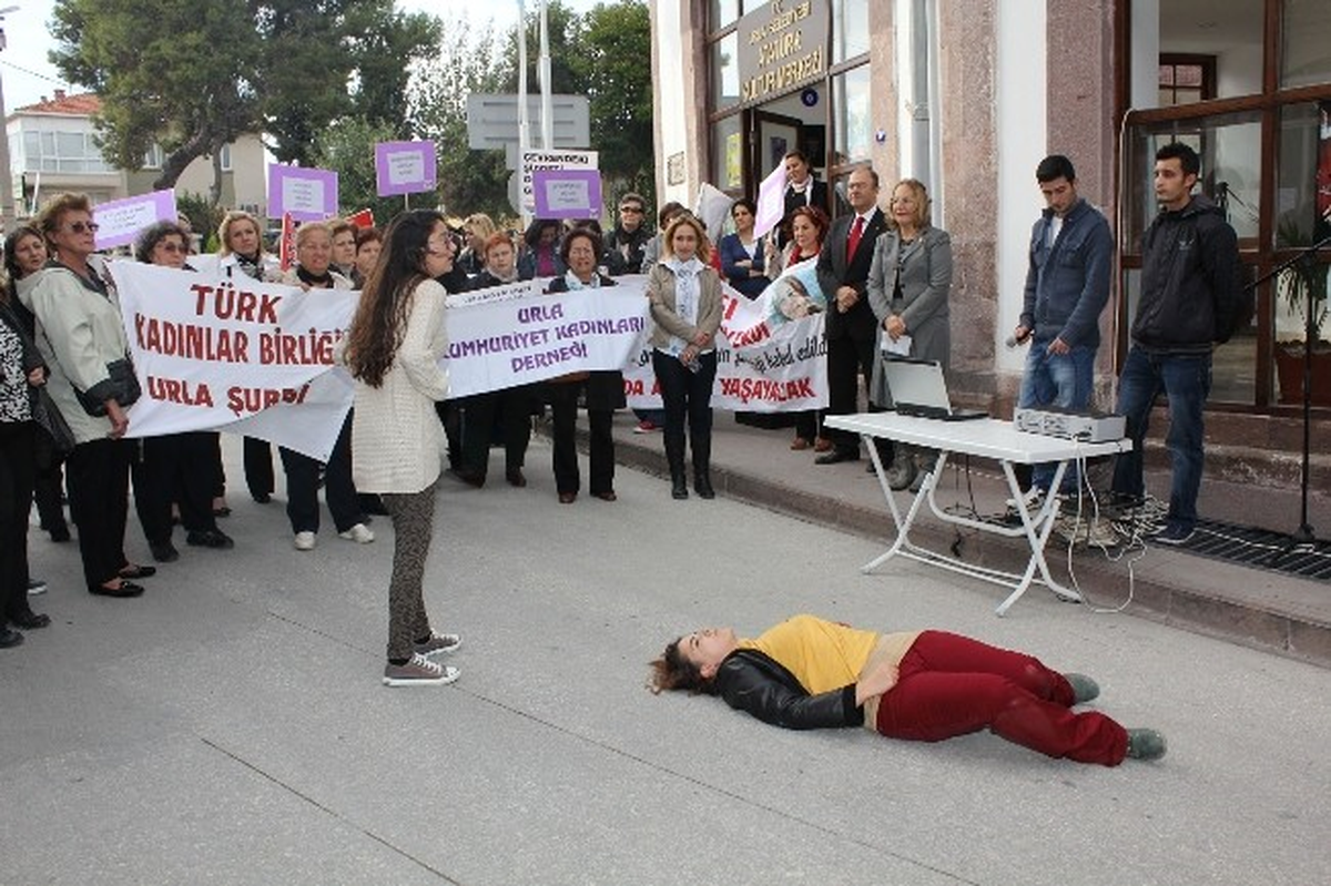 Urlalı Kadınlar Şiddete Hayır Dedi