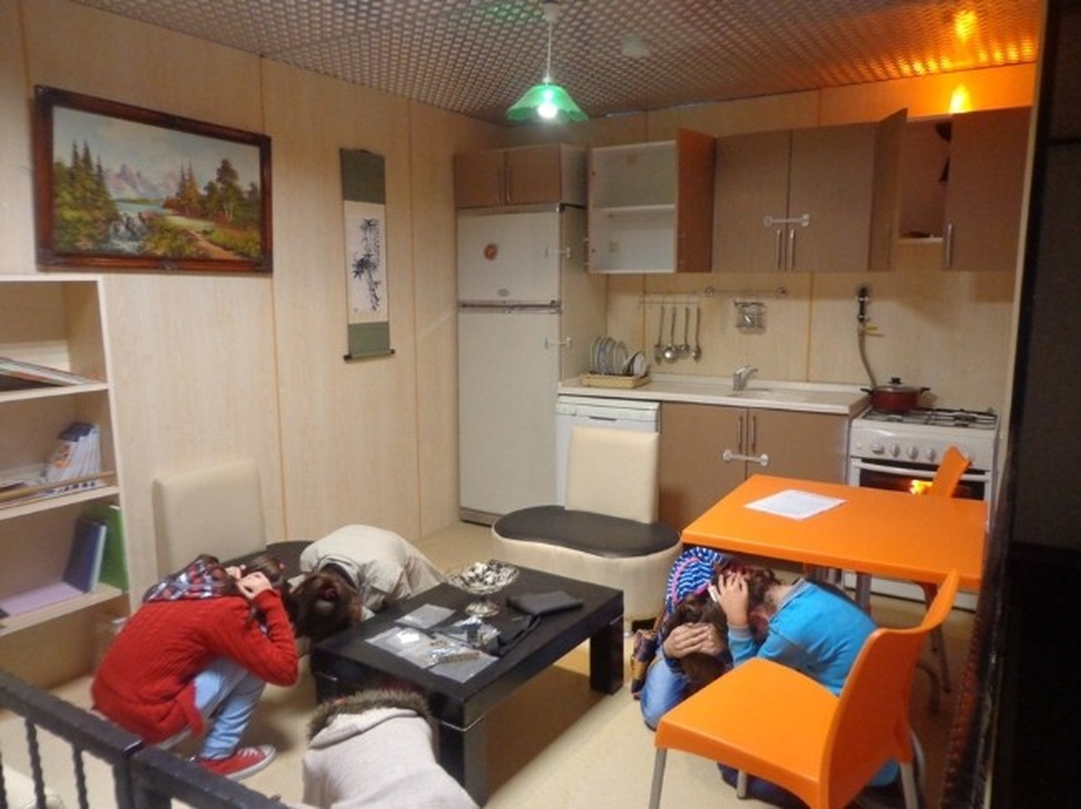 Yuvacık Bilgievi Öğrencileri Deprem Evi\'nde
