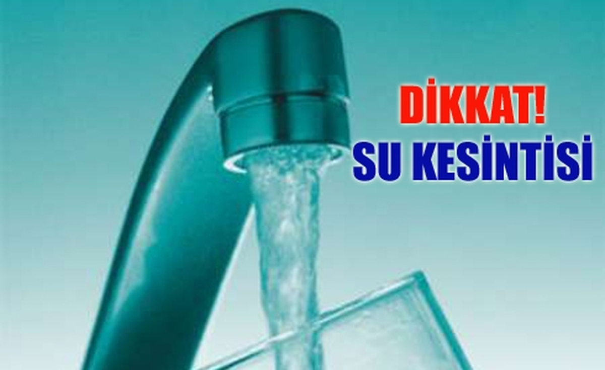 Batmanda Su Kesintisi Yaşanacak