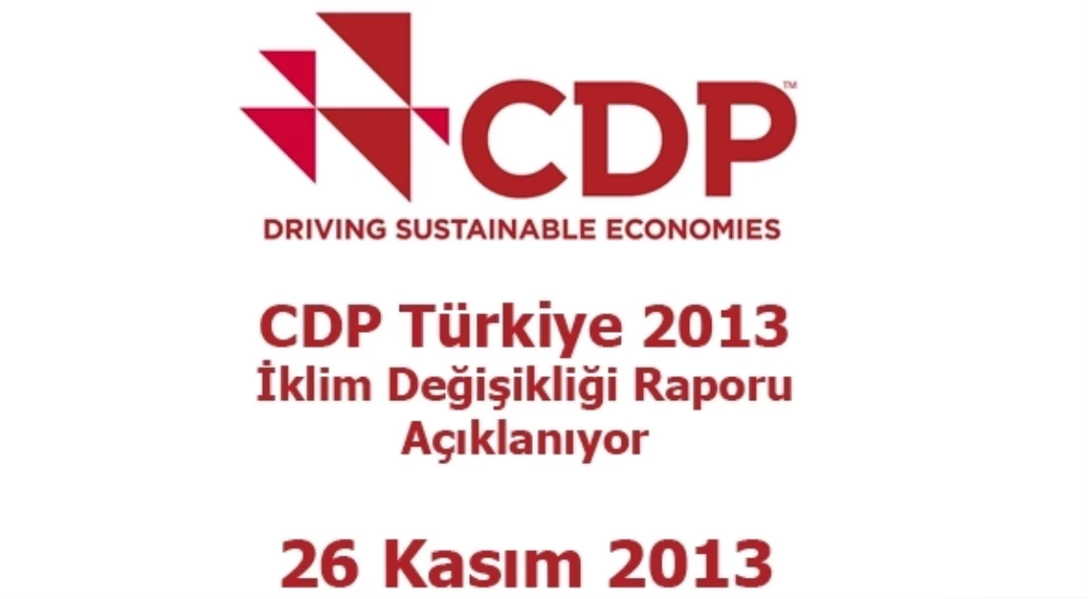 Cdp Türkiye 2013 İklim Değişikliği Raporu