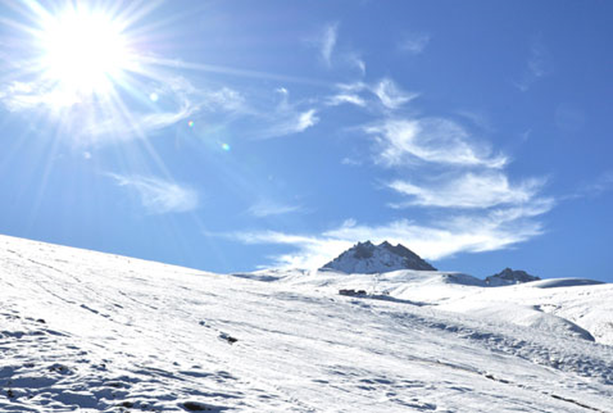 Erciyes\'te Kar Yağışı