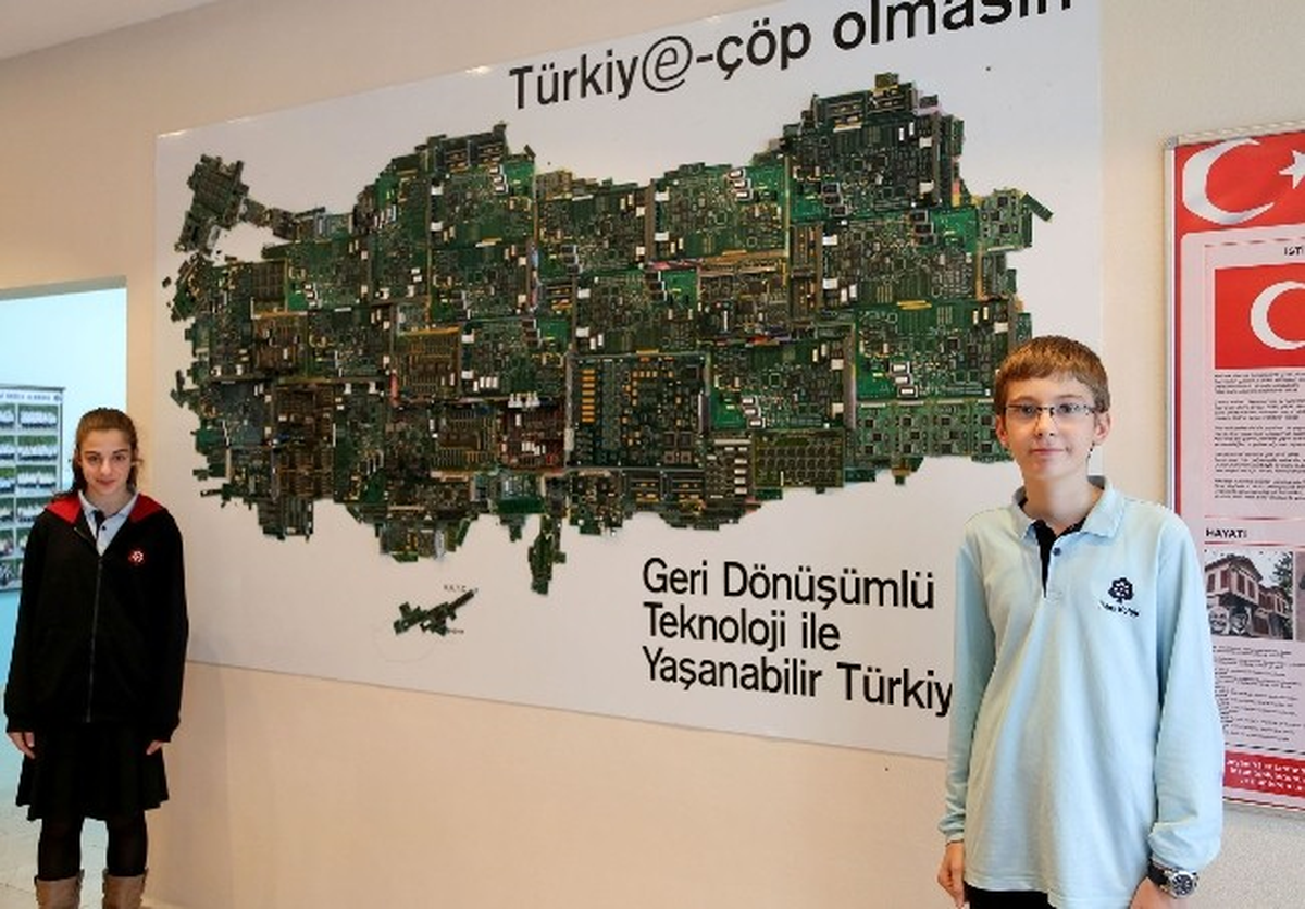 İhlas Koleji E-Atık Tehlikesine Dikkat Çekti